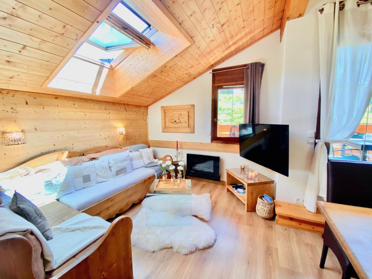 Appt 3Ch, Au Pied Des Pistes A La Deco Soignee Apartment Flumet Luaran gambar