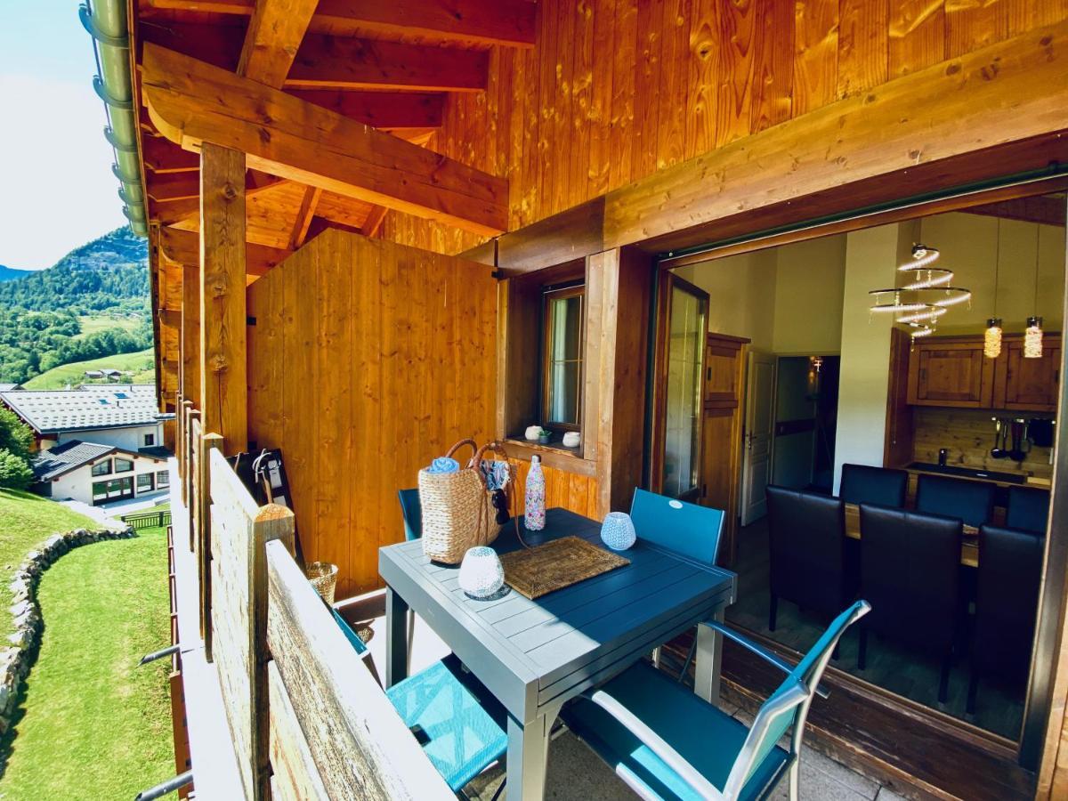 Appt 3Ch, Au Pied Des Pistes A La Deco Soignee Apartment Flumet Luaran gambar